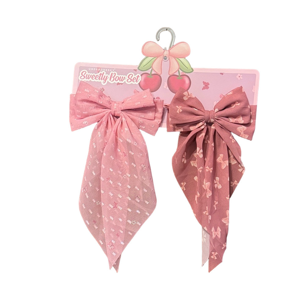 Under One Sky Sweetly Barrette Bow Set of Two NWT
